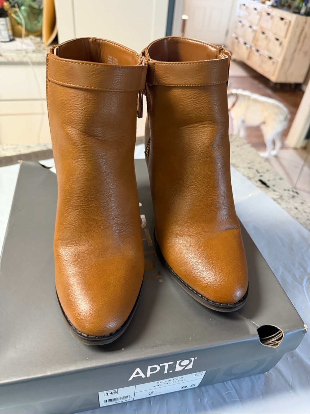 Apt. 9 Women's Cognac  Ankle Booties